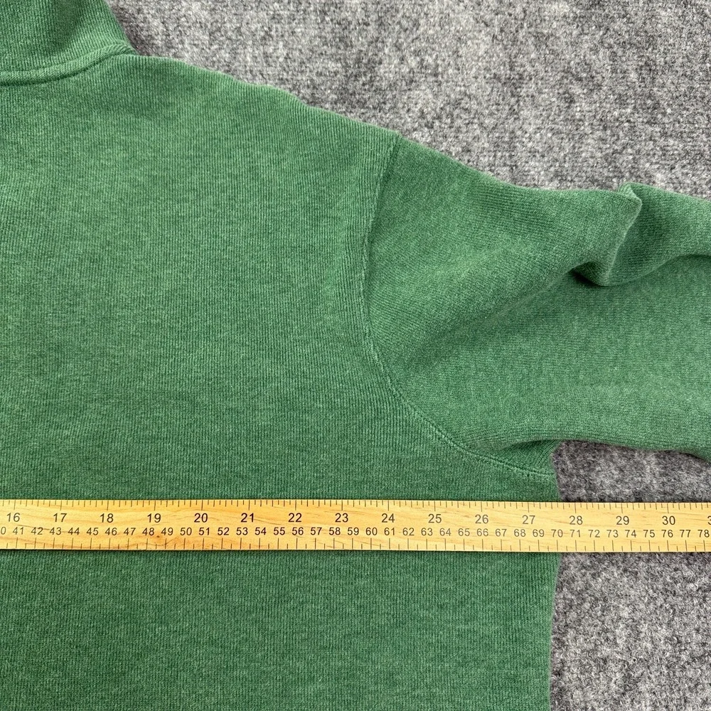 Vintage Polo Ralph Lauren Quarter Zip Sweater Mens XXL Green Cotton Pony Preppy